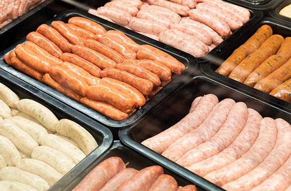 Fresh sausages