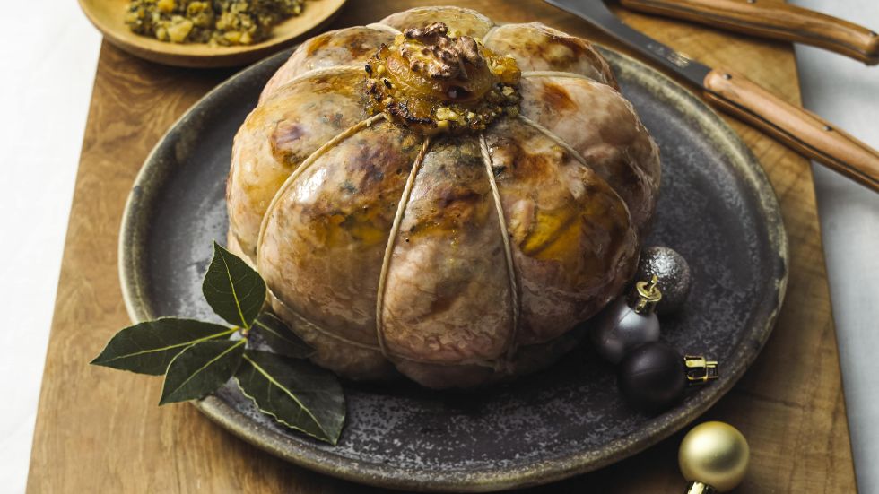 Turkey paupiette with stuffing recipe