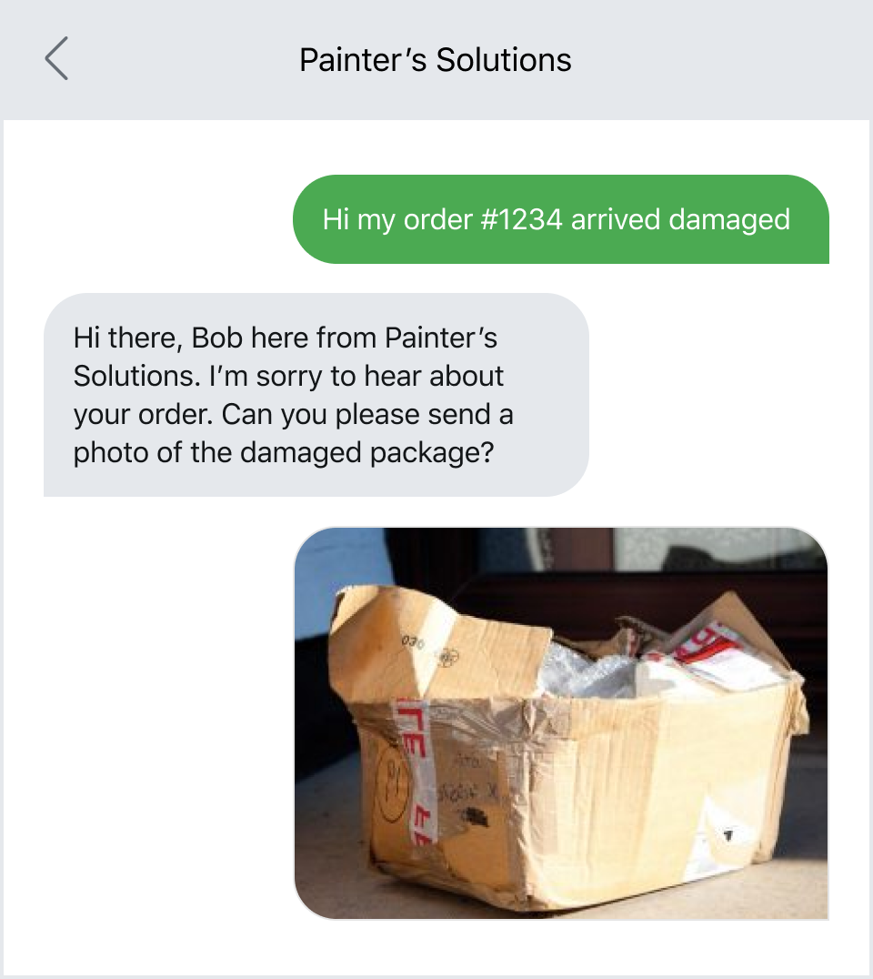 Photos help SMS
