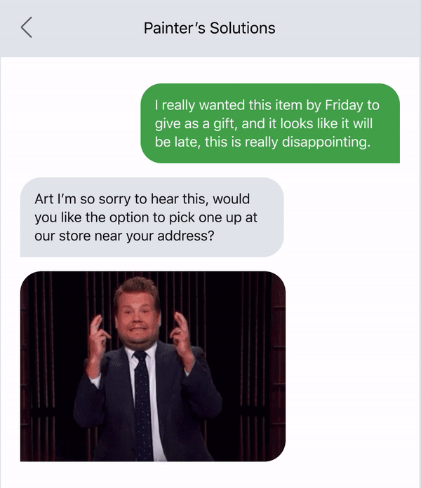 GIF in MMS conversation