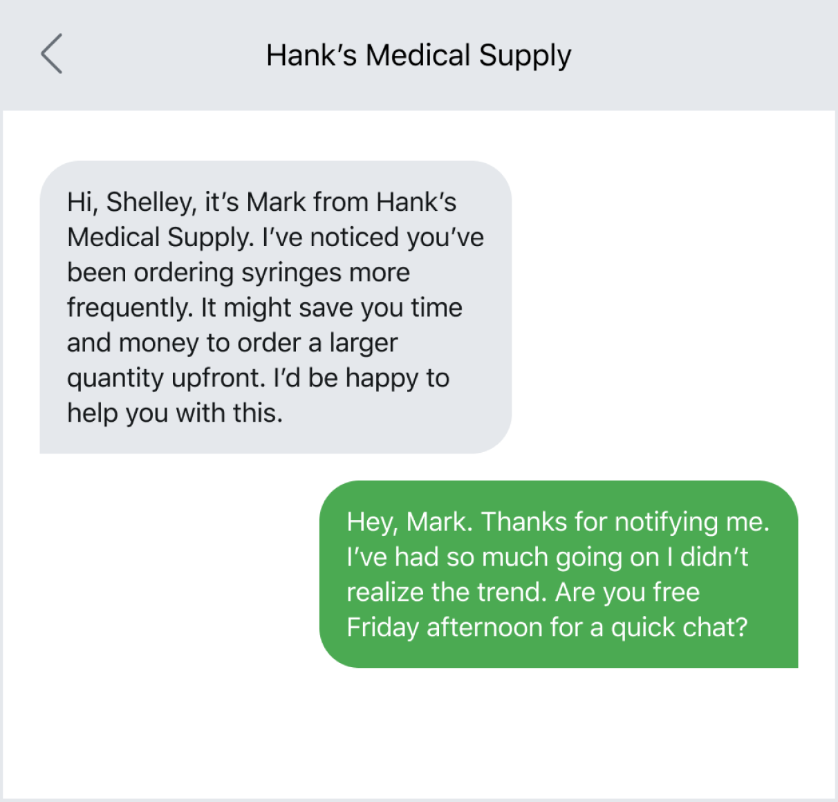 Keeping a pulse on customers via text