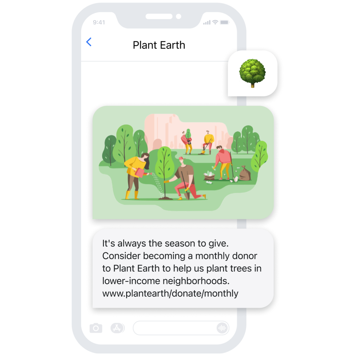 MMS example for Plant Earth