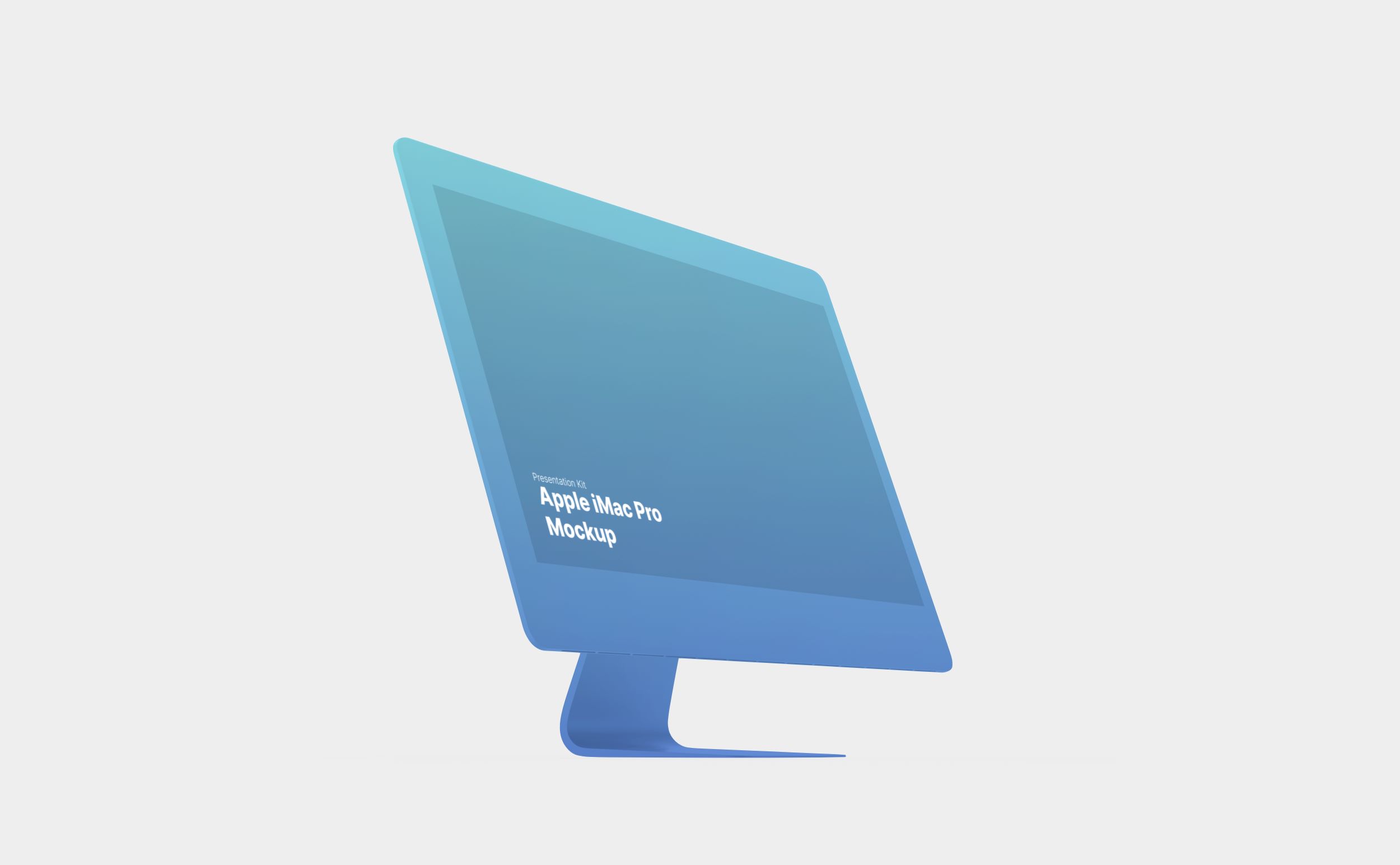 iMac Pro, iMac and Stylized Mockups