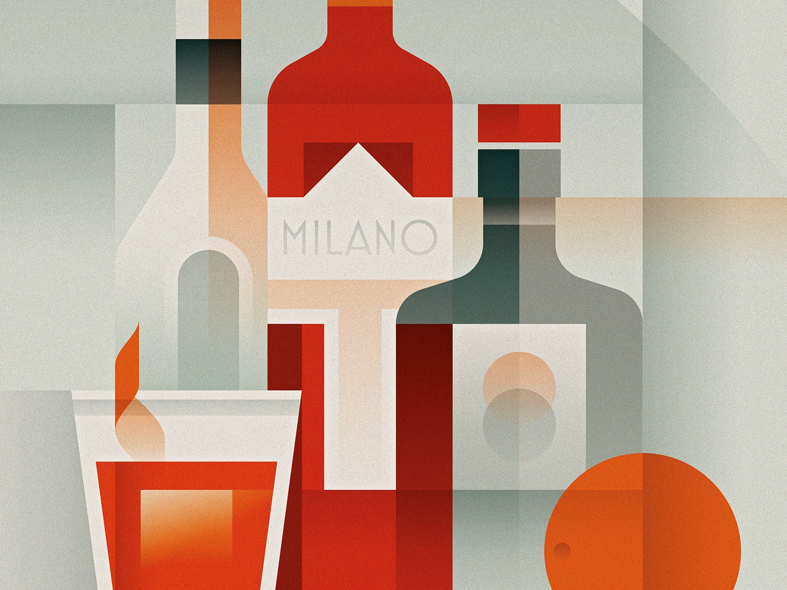 Negroni artdeco dribbble