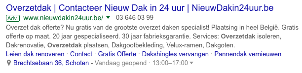 Adverteren op Google