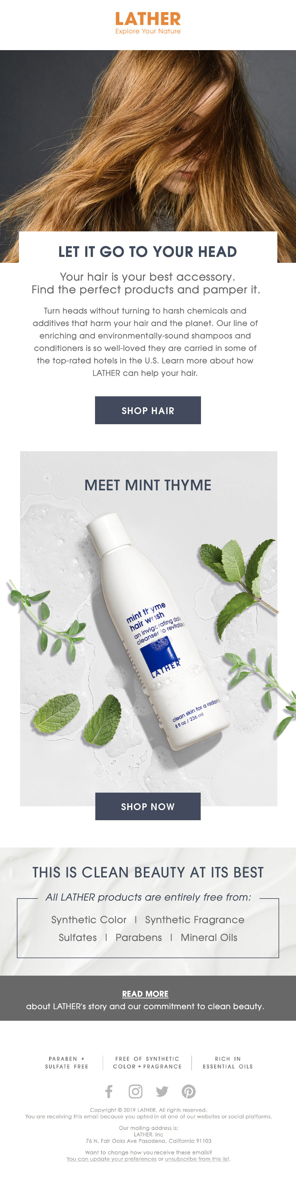 LATHER Welcome Series Email 3