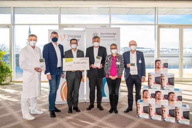 Wintersteiger beschenkt Krankenhaus Ried