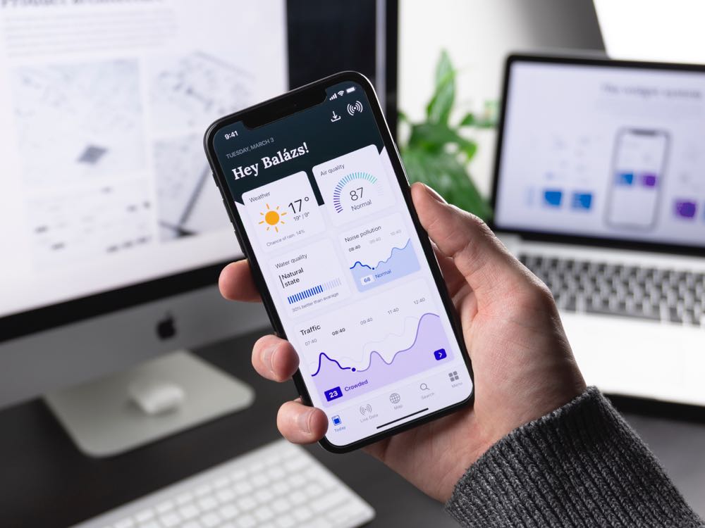 Mobile Phone App Mockup