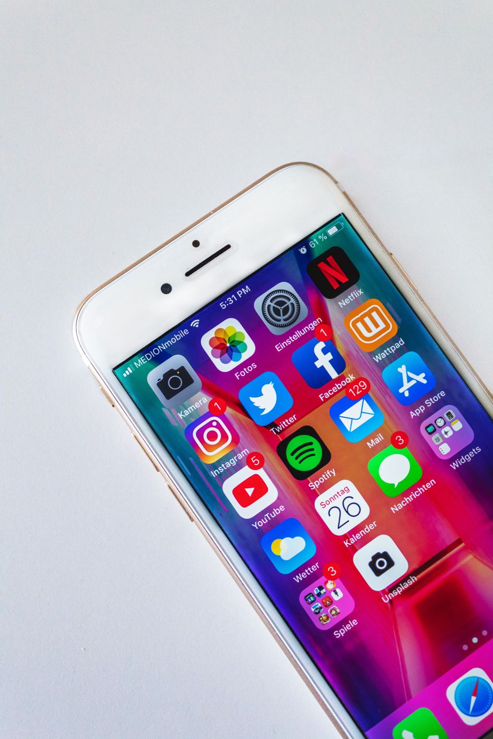 iPhone Home Screen