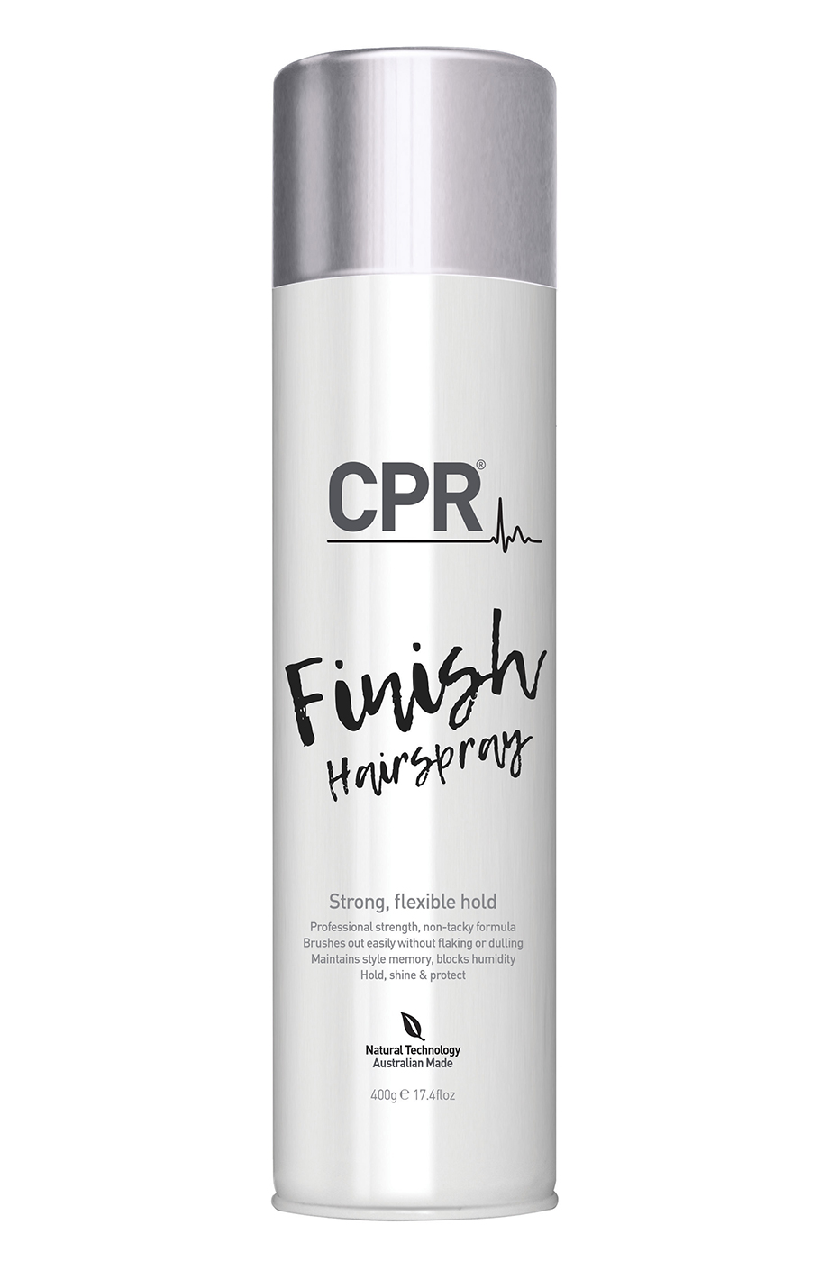 Finish Hairspray Professional strength, nontacky formula