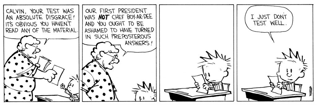 Teacher scolding student about his result