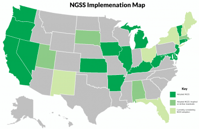 NGSS Implementation map