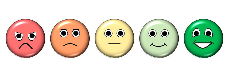 Emoticons with different expression