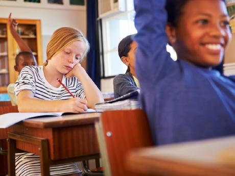 Mixed feeling in a classroom