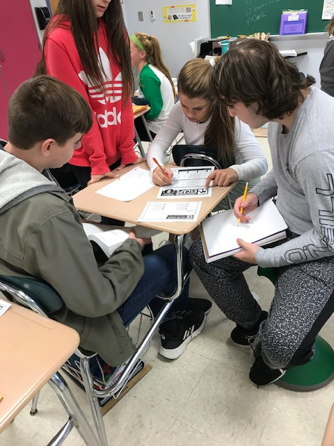 students collaborating