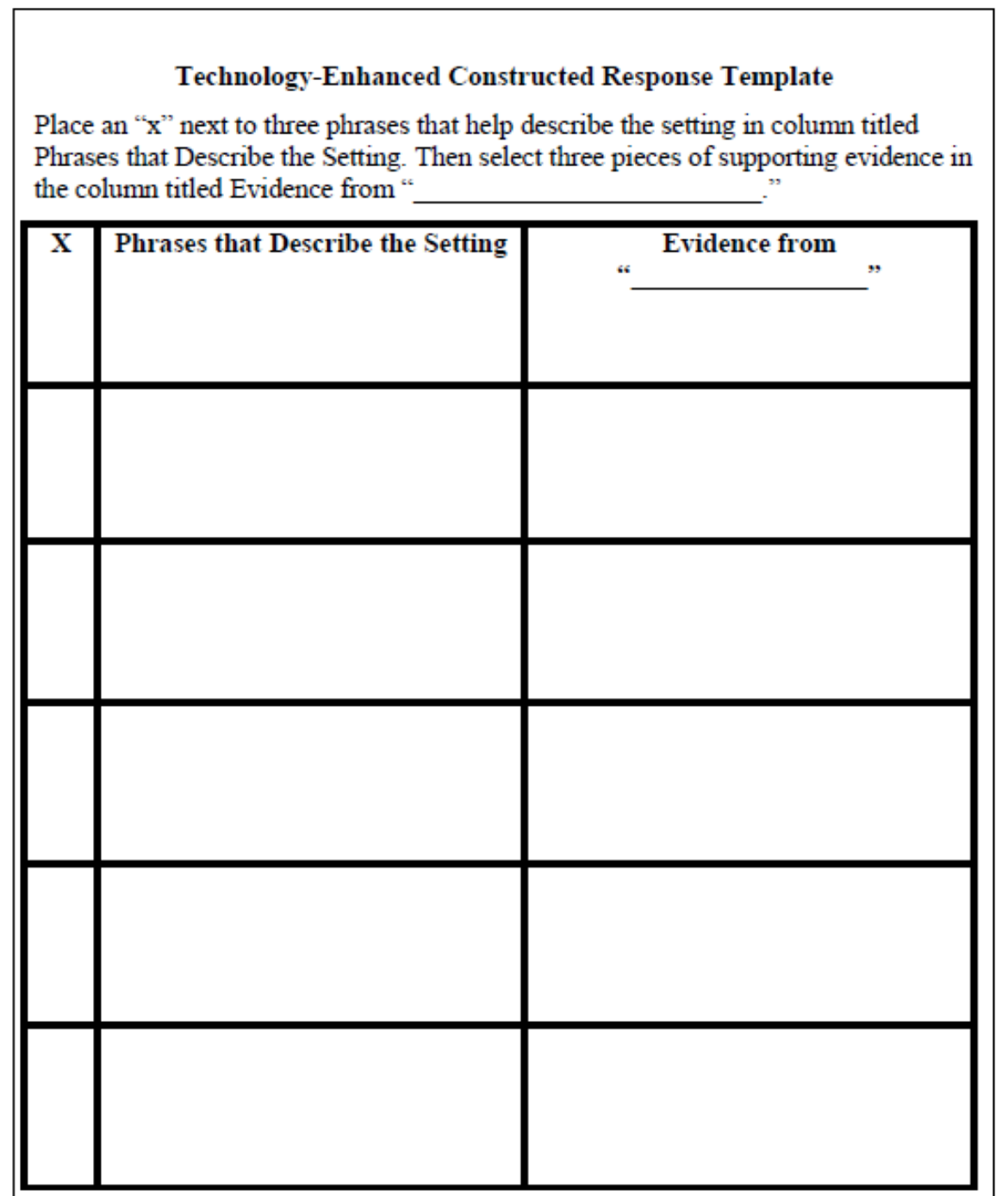 ESCR template