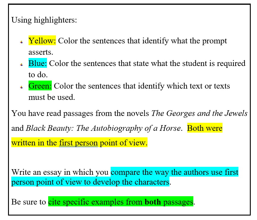 using highlighter