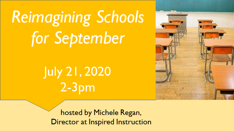 re-imagining schools for September virtual summit