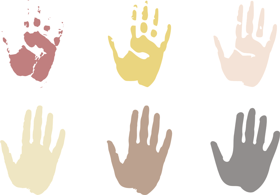hands showing cultural bias