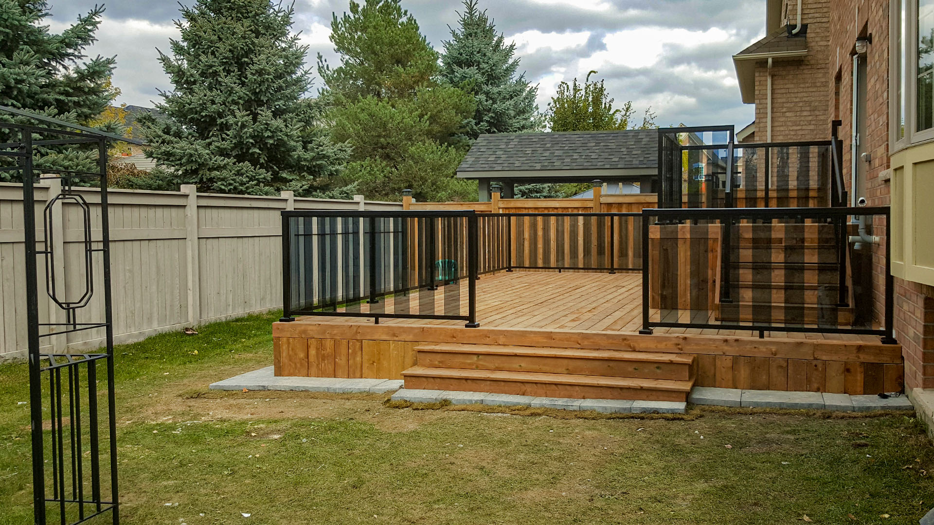Brampton MultiLevel Deck Design & Build Otto Fence & Deck