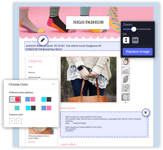 ebay listing design template