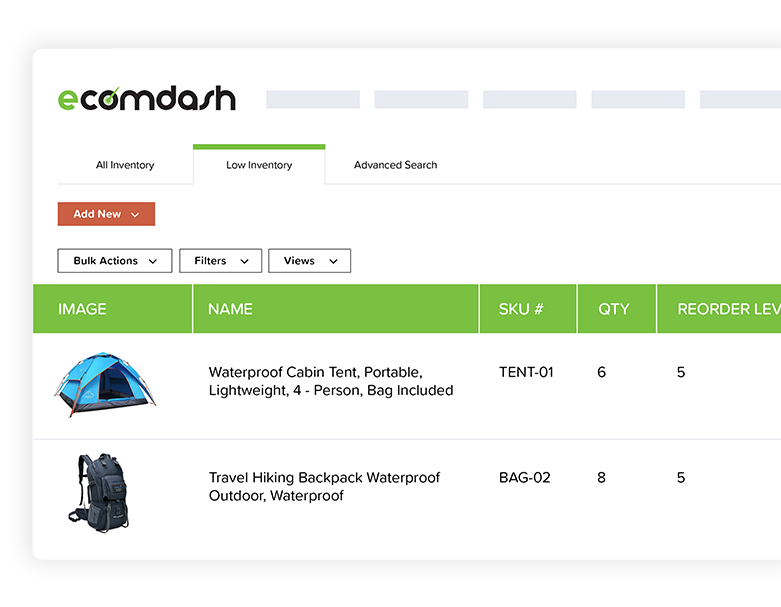 ecomdash ebay inventory