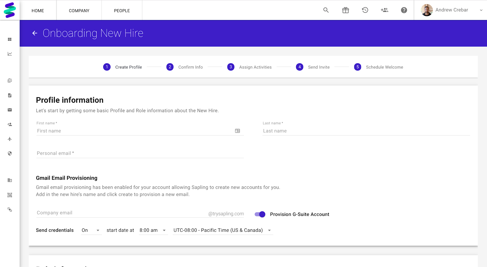 Sapling Knowledge Base G Suite Integration Guide