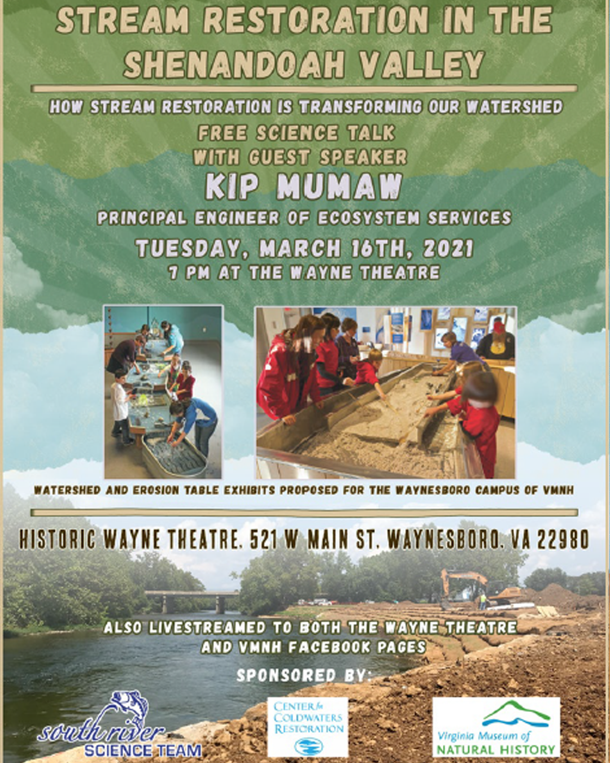 Science Talk: Stream Restoration in the Shenandoah Valley