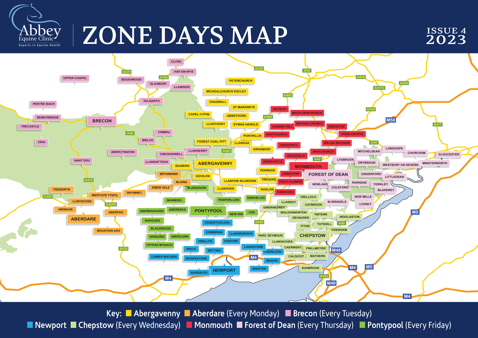 Abbey Equine Centre Updated Zone Days