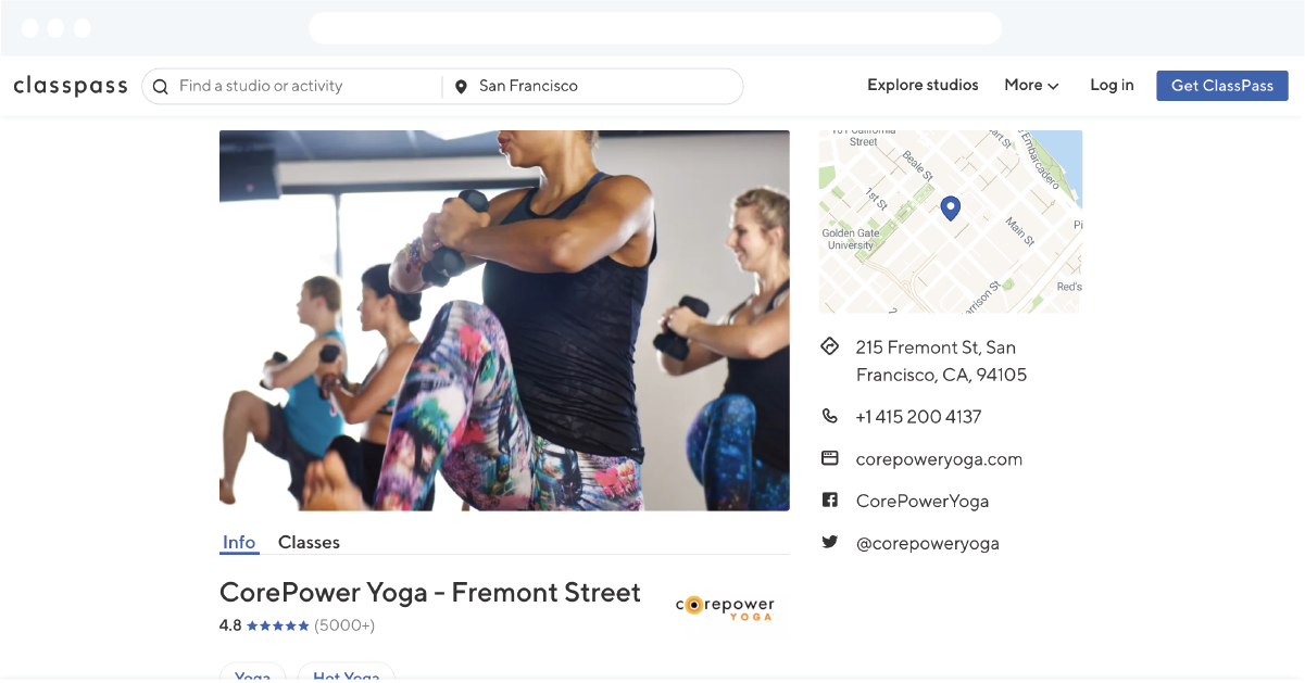 Not known Incorrect Statements About Classpass Locations