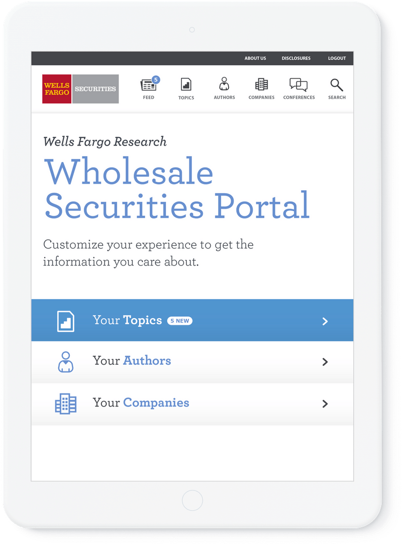 Wells Fargo Relationship