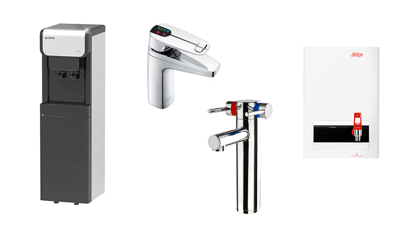 types of hot water taps