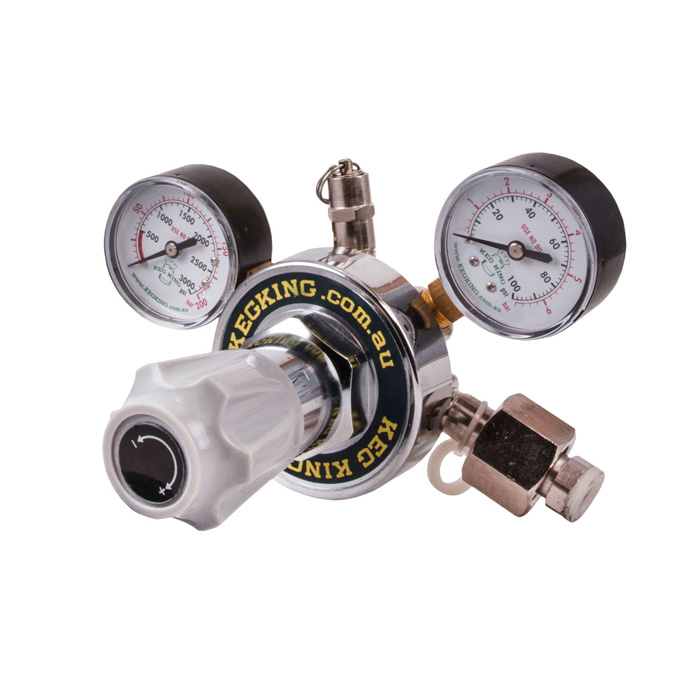 Keg King MKII Dual Gauge Multi Gas Regulator