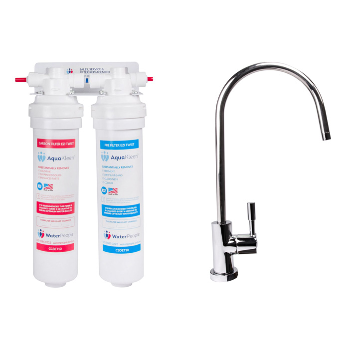 Aquakleen Ezi Twist Twin Water Filter System