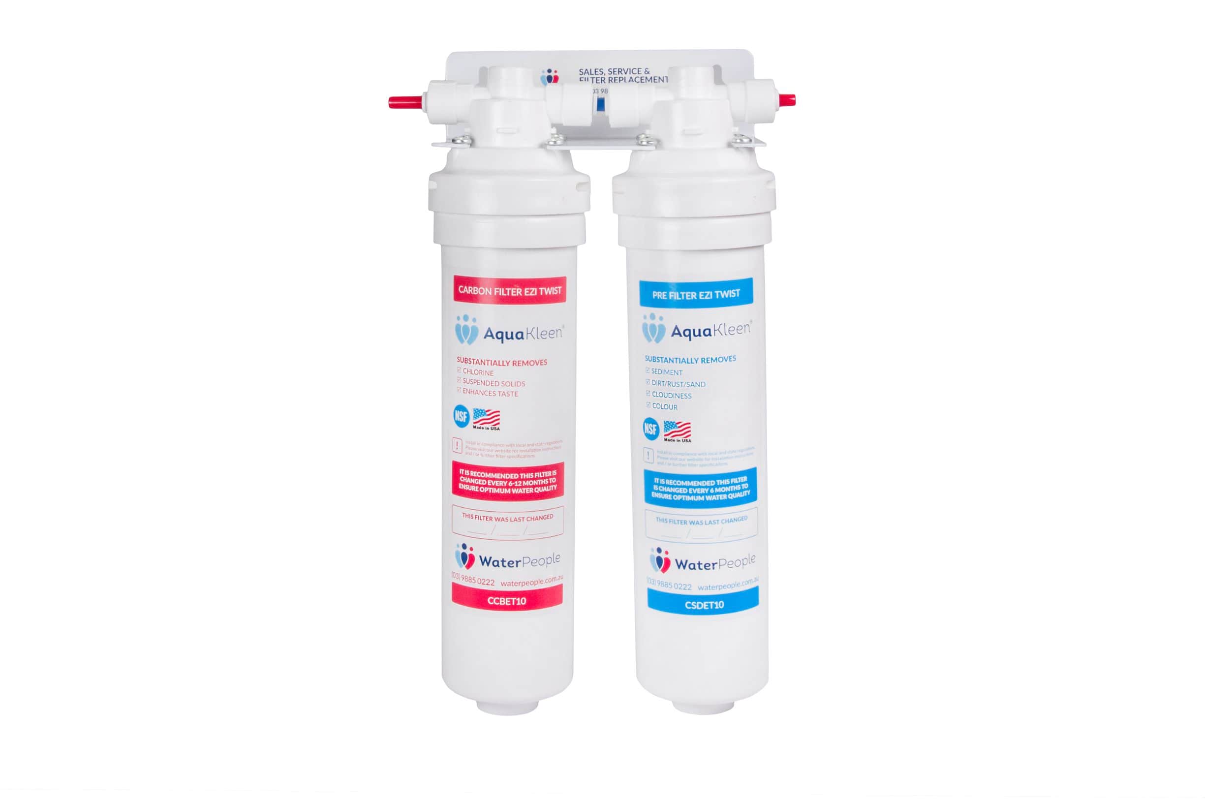 Aquakleen Ezi Twist Twin Filter Replacement Set