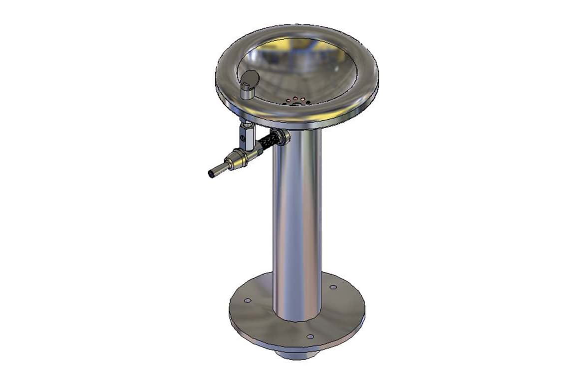 Enware Pedestal Outdoor Drinking Fountain - Junior Size