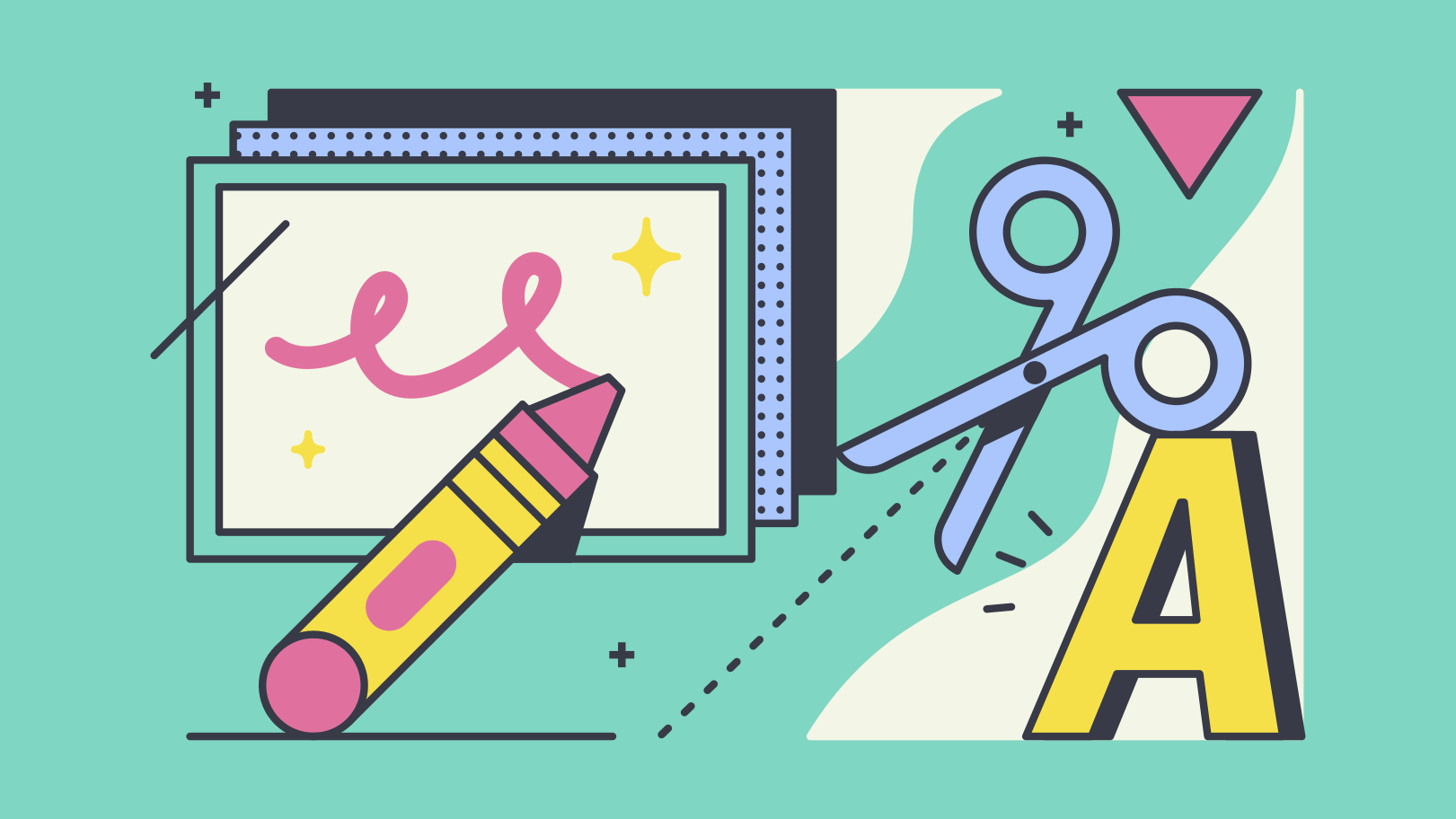 Thanks to Ouch.pics for the illustration. "I use a free website builder. Should I invest in a professionally developed website?"