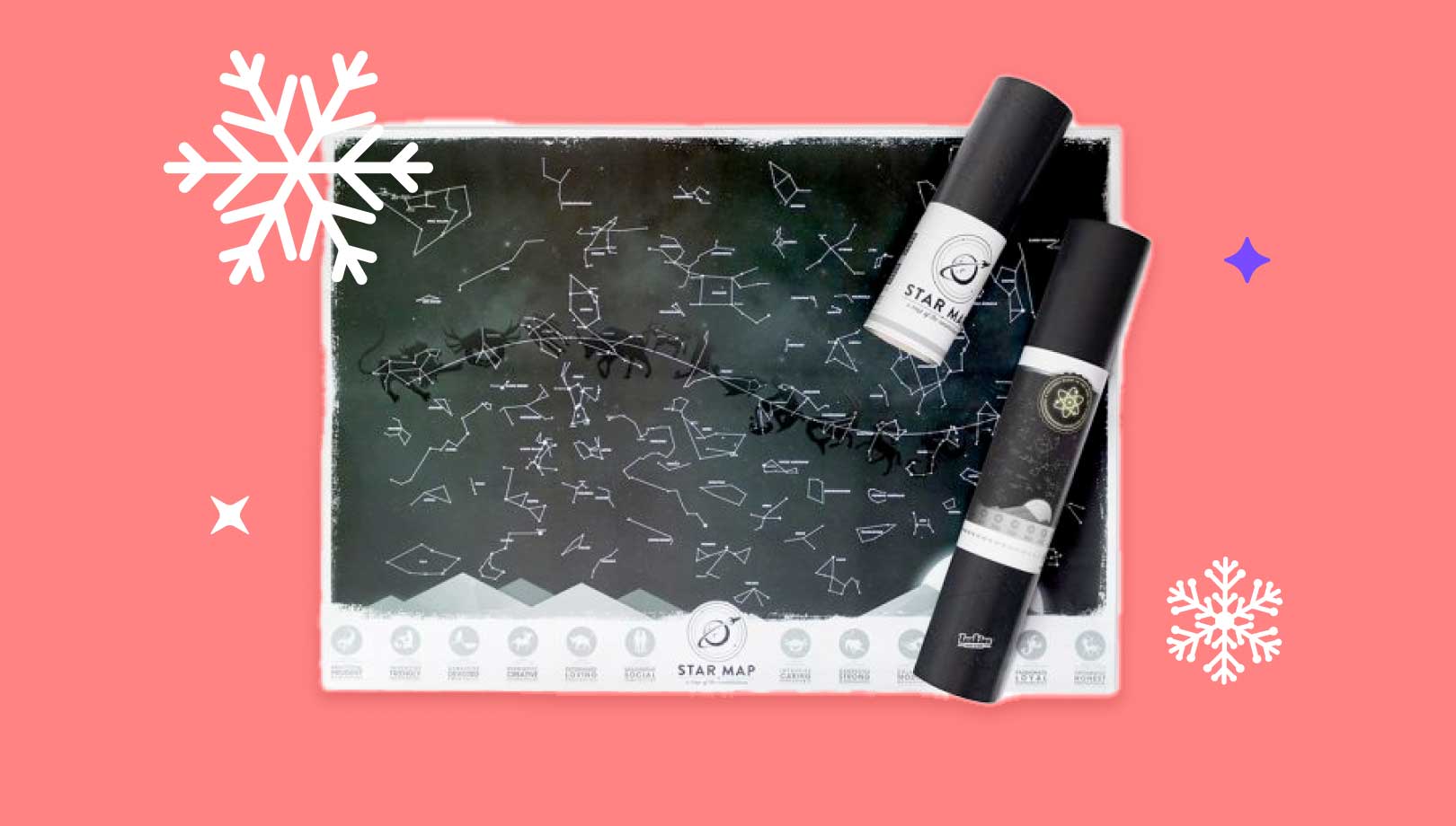 A star map from Mapshop
