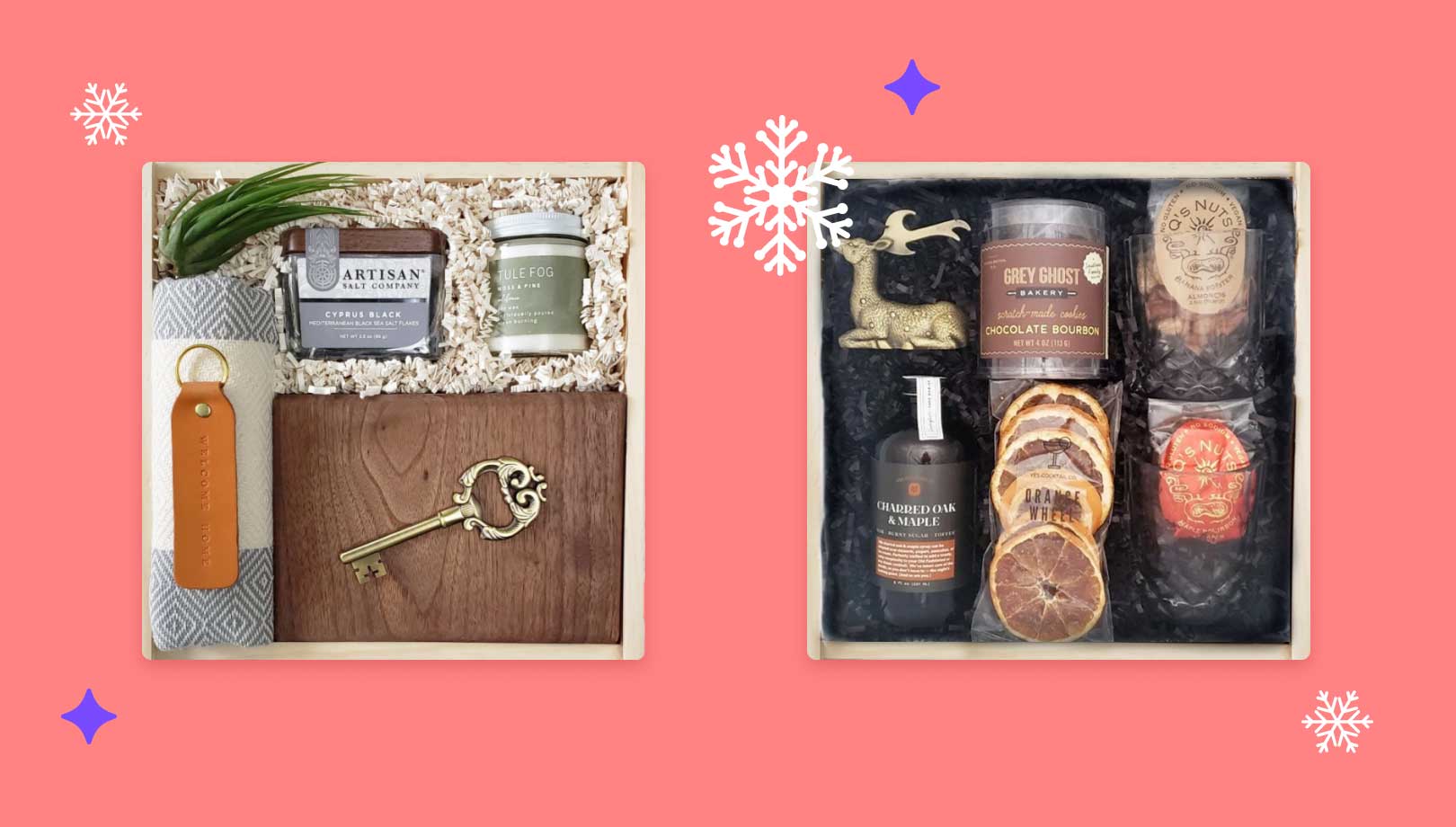 Gift baskets from Linden Square