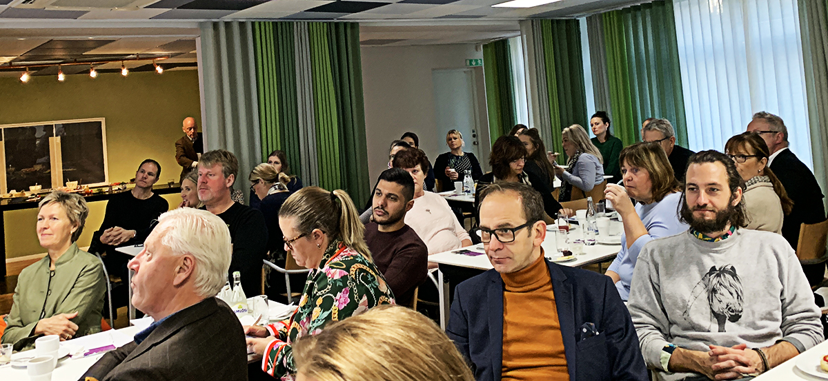 Många samlades i Advokatfirman Vinges lokaler för höra Malin Gyllin berätta om hur man rekryterar rätt kompetens.