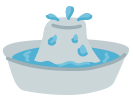 stainless steel pet water fountain