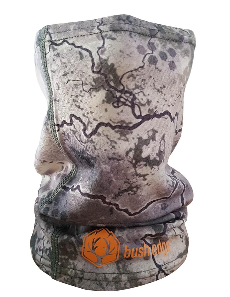 Merino Wool Camo Neck Warmer Bush Edge