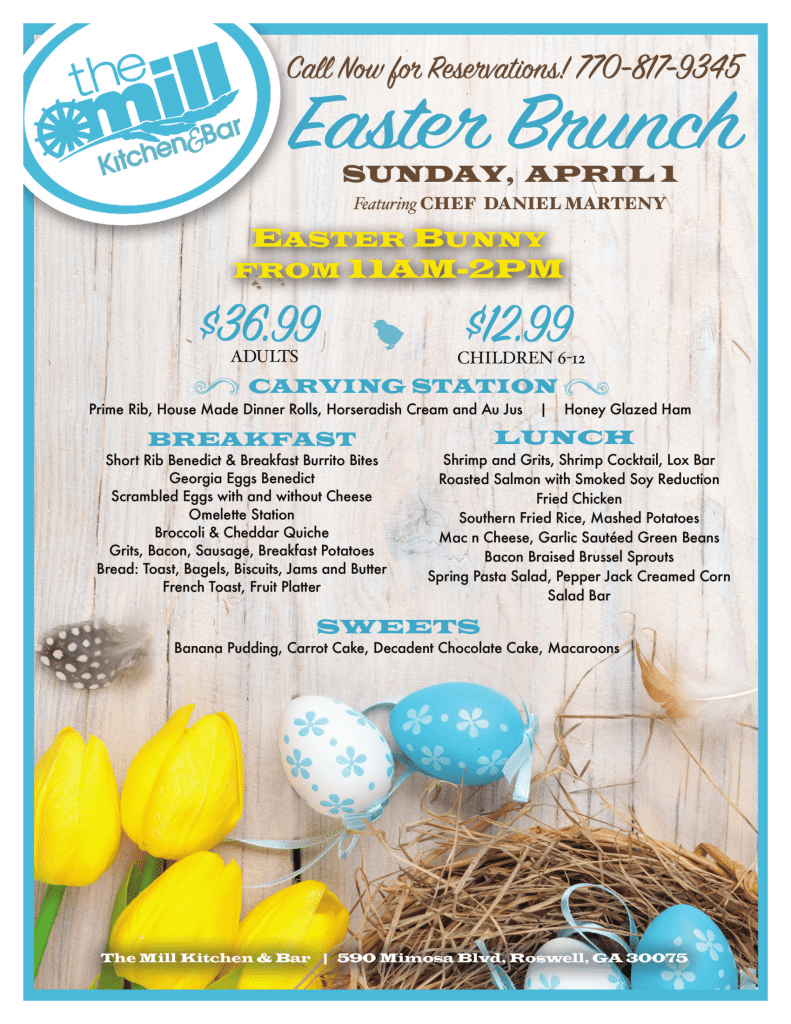 Easter Brunch at the Mill