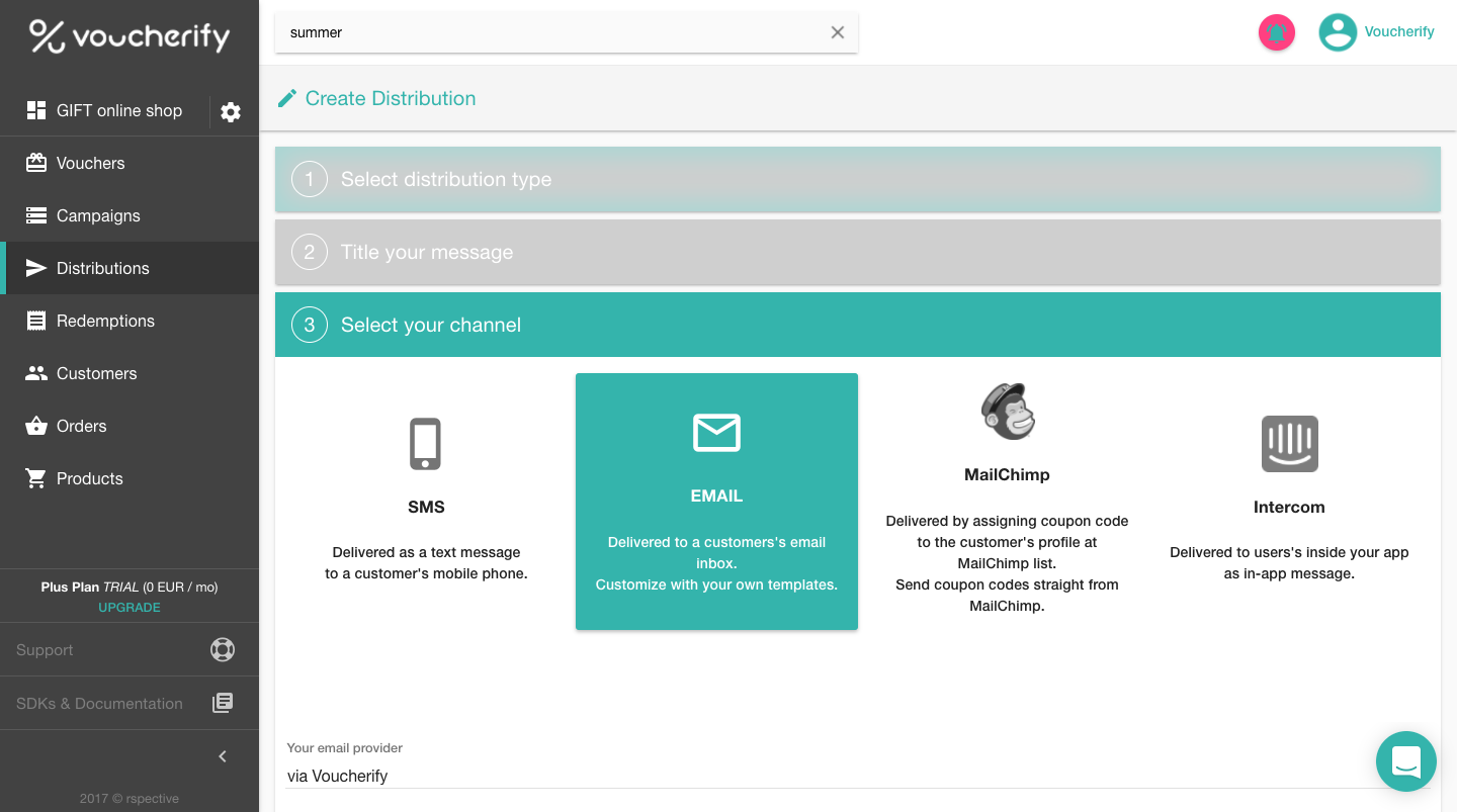 Voucherify omni-channel distribution