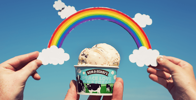 Ben&Jerry LGBTQ+, driving sales by standing up