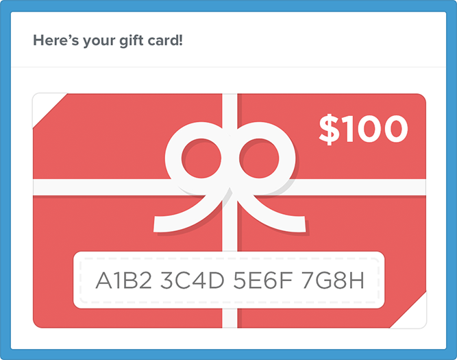 discount coupon generator - gift cards campaigns
