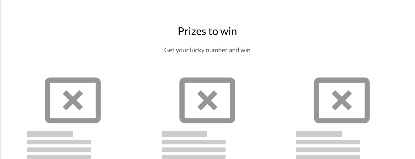 Voucherify - rewards on the landing page