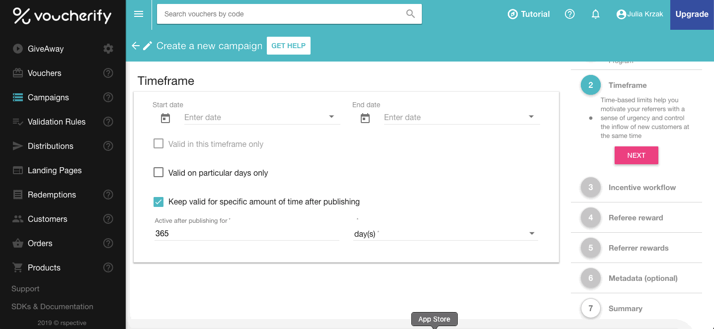 Voucherify Referral Program Rewards