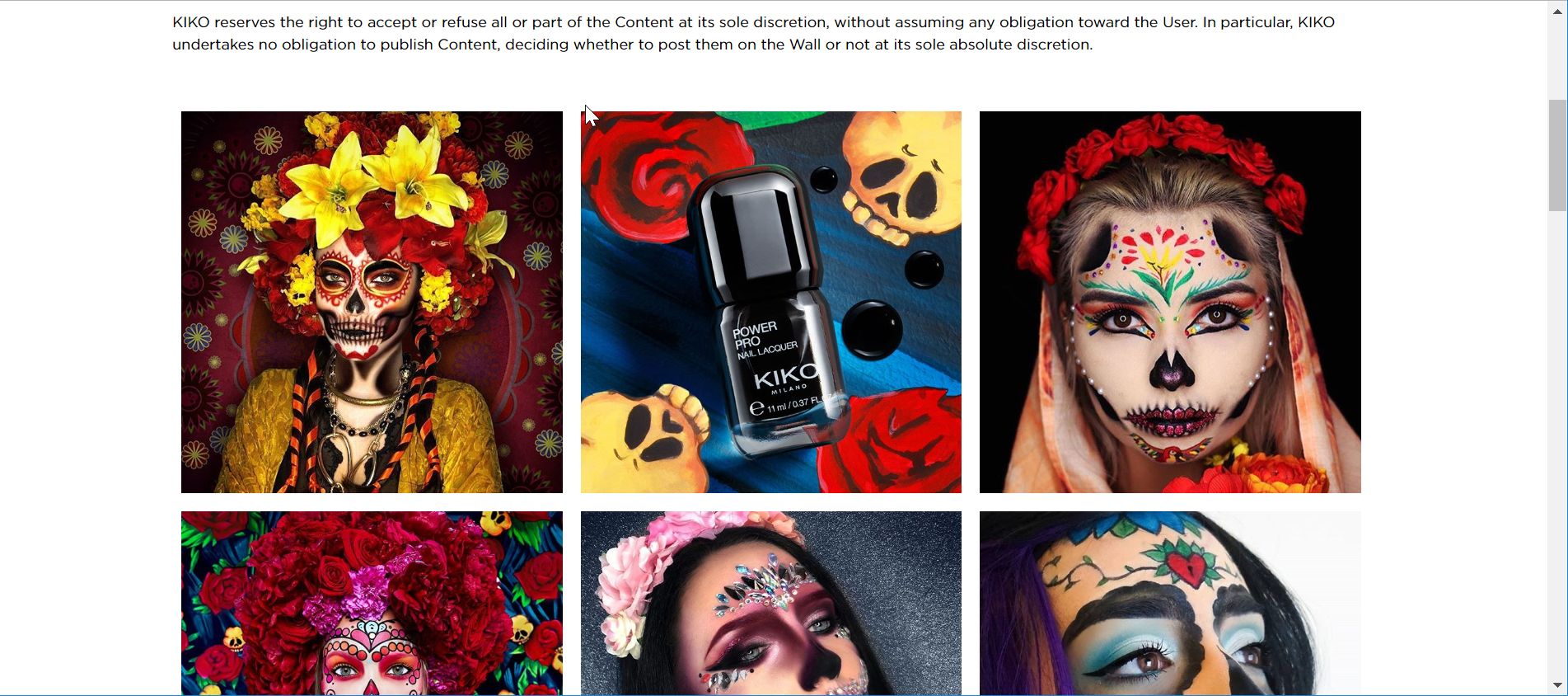 KIKO user-generated content