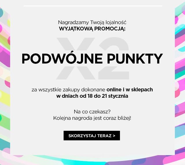 2x points were given, both online and in the shops, only to the existing users of the KIKO Rewards program, during a limited time frame